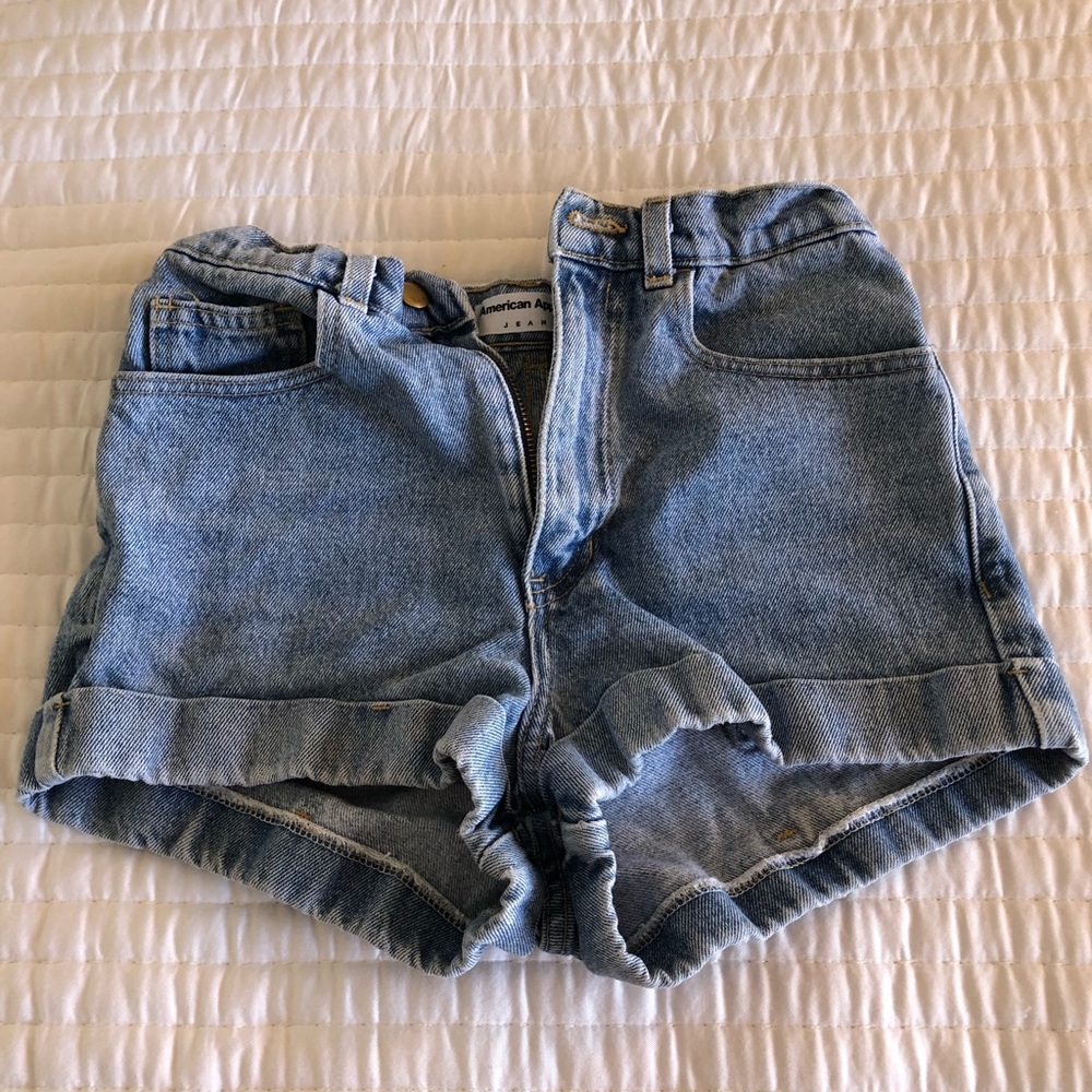 American apparel Jean shorts